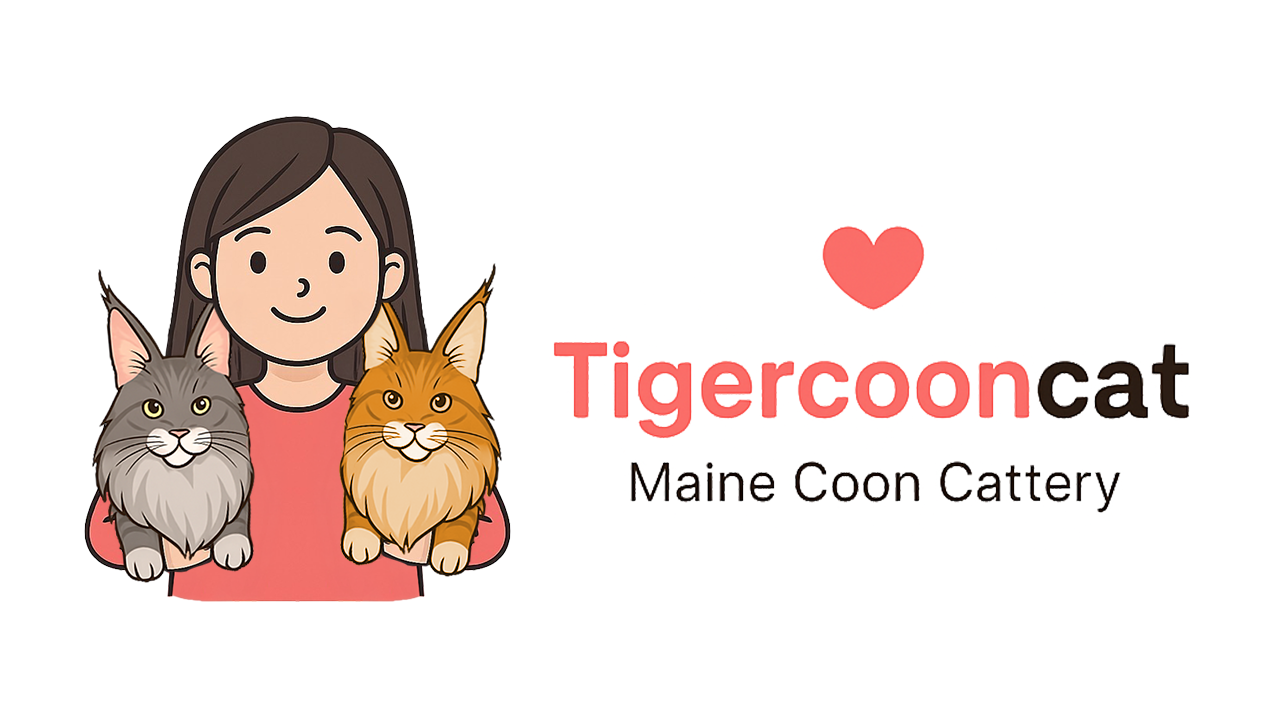 Tigercooncat Maine Coon logo – Purebred Maine Coon cattery in Thailand